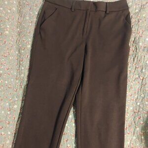 Simply Vera size 8 chocolate brown dress pants